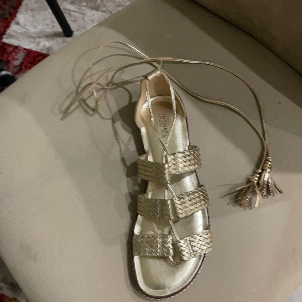 Michael Kors Gold Sandals